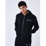 Project x paris sweat  capuche zipp uni couleur - noir, taille - s