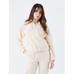 Project x paris sweat  capuche zipp wellness couleur - craie, taille - xs