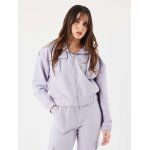Project x paris sweat  capuche zipp wellness couleur - purple heather, taille - xs