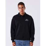 Project x paris sweat col polo essentials couleur - noir, taille - l