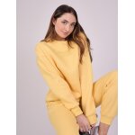 Project x paris sweat col rond broderie relief jaune pastel m