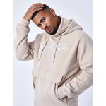 Project x paris sweat col roul  capuche en maille couleur - beige, taille - s