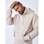 Project x paris sweat col roul� � capuche en maille greige s