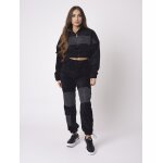 Project x paris sweat enfilable col montant velours cotel� noir xl