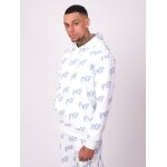 Project x paris sweat unisexe pxp  brush  all over couleur - blanc, taille - m