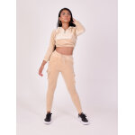 Project x paris sweat velours court  capuche couleur - beige, taille - xl