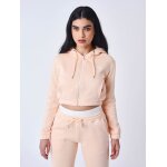 Project x paris sweat zipp� � capuche orange pastel l