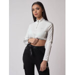 Project x paris sweatshirt crop lastique couleur - blanc, taille - xl