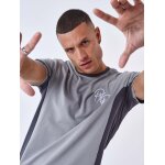 Project x paris t - shirt bicolore couleur - gris clair, taille - xs