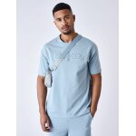 Project x paris t - shirt classique brod couleur - bleu gris, taille - s