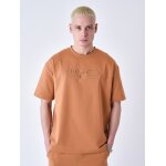 Project x paris t - shirt classique brod couleur - camel, taille - s