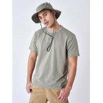 Project x paris t - shirt classique col graphic gaze couleur - olive, taille - xs Project x paris t - shirt classique col graphic gaze couleur - olive, taille - xs