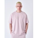Project x paris t - shirt classique full logo broderie signature couleur - rose poudr, taille - xs