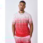 Project x paris t - shirt imprim spray couleur - rouge, taille - s