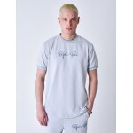 Project x paris t - shirt logo brod en relief couleur - bleu glacier, taille - s
