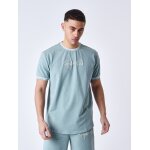 Project x paris t - shirt logo brod en relief couleur - bleu vert, taille - xs