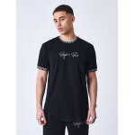 Project x paris t - shirt logo brod en relief couleur - noir, taille - s