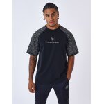 Project x paris t - shirt  manches all over labyrinthe couleur - noir, taille - xs