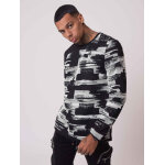 Project x paris t - shirt manches longues graphique noir et blanc couleur - noir, taille - l