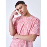 Project x paris t - shirt motif liquid marble couleur - rose, taille - s