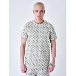 Project x paris t - shirt palmier all - over couleur - craie, taille - m Project x paris t - shirt palmier all - over couleur - craie, taille - m