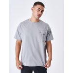 Project x paris t - shirt  poche contrast couleur - gris clair, taille - xs