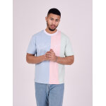 Project x paris t - shirt tricolore couleur - bleu ciel, taille - s Project x paris t - shirt tricolore couleur - bleu ciel, taille - s