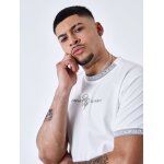 Project x paris t - shirt uni avec bande logo couleur - blanc cass, taille - s