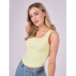 Project x paris top bretelle large logo couleur - jaune fluo, taille - xs Project x paris top bretelle large logo couleur - jaune fluo, taille - xs