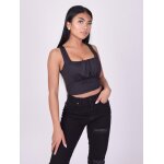 Project x paris top buste pliss couleur - noir, taille - m