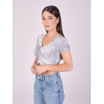 Project x paris top tie and dye à fronce couleur - noir, taille - l Project x paris top tie and dye à fronce couleur - noir, taille - l