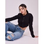 Project x paris top zippé manches longues couleur - noir, taille - l Project x paris top zippé manches longues couleur - noir, taille - l