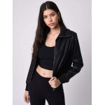 Project x paris veste basic simili cuir col aviateur couleur - noir, taille - l