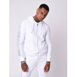Project x paris veste  capuche bande logo strass couleur - blanc, taille - s