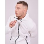 Project x paris veste  capuche basic zip logo couleur - blanc, taille - l