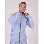 Project x paris veste  capuche basic zip logo couleur - bleu ciel, taille - xl