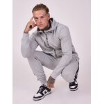 Project x paris veste  capuche basic zip logo couleur - gris clair, taille - s