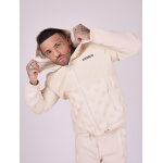Project x paris veste  capuche bi - matire matelassage rond couleur - ivoire, taille - m