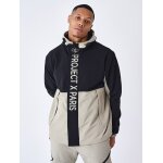 Project x paris veste à capuche colorblock couleur - beige, taille - xl Project x paris veste à capuche colorblock couleur - beige, taille - xl