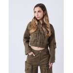 Project x paris veste cargo courte poly couleur - olive, taille - m
