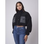 Project x paris veste courte effet peau de mouton couleur - noir, taille - m