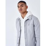 Project x paris veste denim bicolore bleu clair / blanc cass s