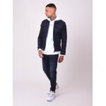Project x paris veste en denim brut  zip bleu m