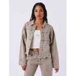Project x paris veste gritty couleur - beige, taille - s