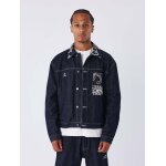 Project x paris veste en jean bandana couleur - bleu, taille - s Project x paris veste en jean bandana couleur - bleu, taille - s