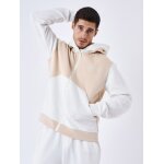 Project x paris veste de jogging bicolore couleur - beige, taille - xl Project x paris veste de jogging bicolore couleur - beige, taille - xl