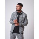 Project x paris veste  motif carreaux noir s