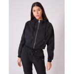 Project x paris veste oversize lastique rflchissante avec piping couleur - noir, taille - xl