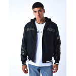 Project x paris veste oversize style universitaire avec cusson brods couleur - noir, taille - s