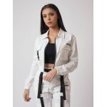 Project x paris veste � poches col chemise blanc l